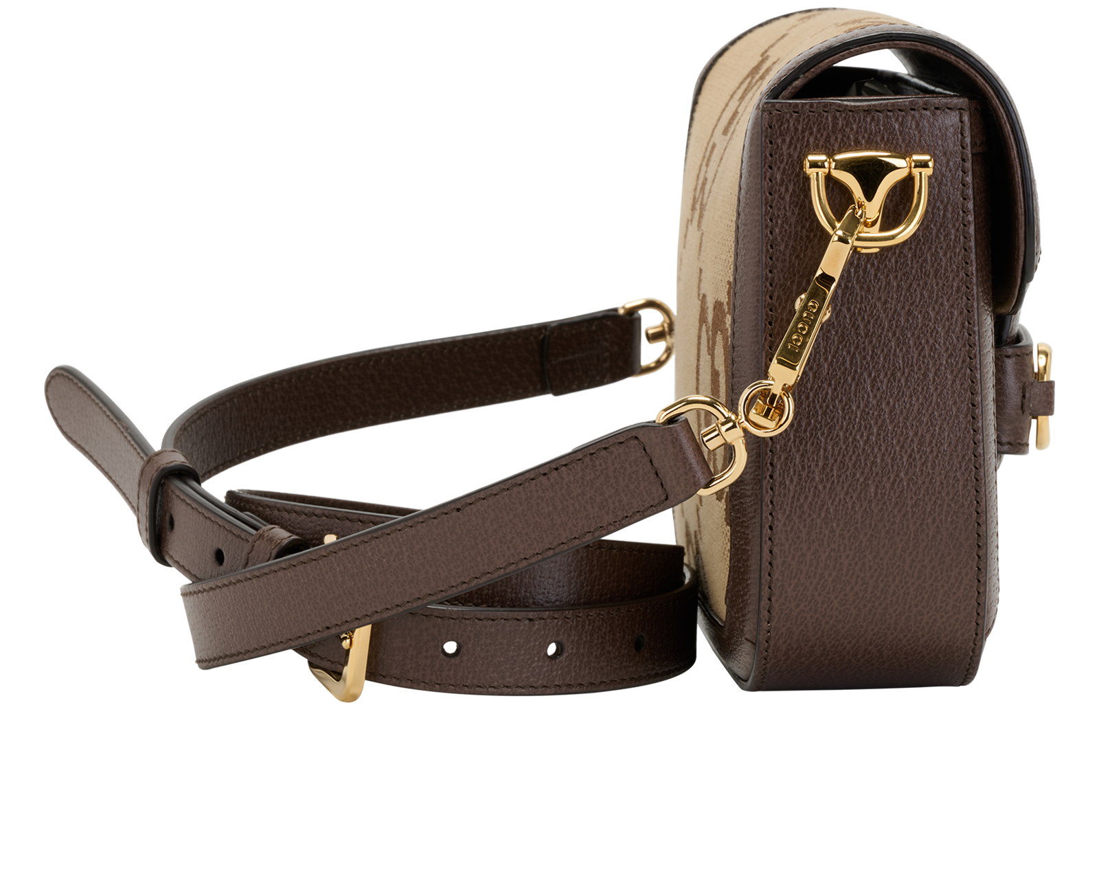 Mini Horsebit 1955 Jumbo GG, &pound;1,100, Handbags, Brown, Canvas, Side view